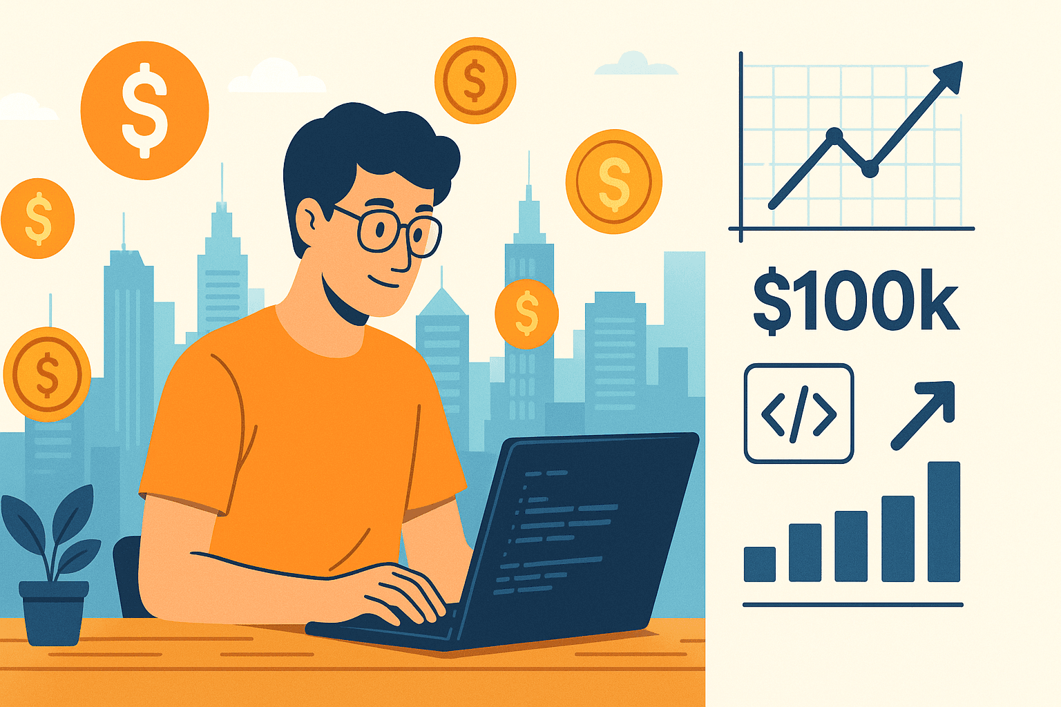 Unlocking Financial Freedom: The Wealth of Coding Skills